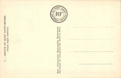 Mont Saint Michel - the Great interior Degree - CPA