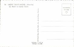 Mont Saint Michel - View - high tide has - CPA