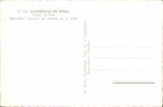 Reims - die Kathedrale-Gatter-Str 6 - Remi Heiliges das die Damonen der Stadt - CPA verjagt