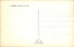 Reims - das Rathaus - CPA