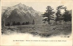 The mount Gilds CPA Marais of the solurce of the Dordogne and Entering of the valley of hell