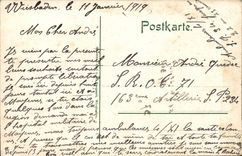 Germany Wiesbaden CPA Konigl Theater