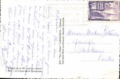 CPA Vallee der kleinen Schamotteschale Mont Louis das viadux von schiefem