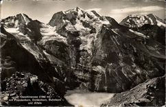 Suisse CPA Oeschinensee (1592m) mit Frundenhorn Doldenhorn Balmhorn und Alteis