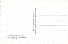 Sudliche Front des Azay Vorhang-CPA