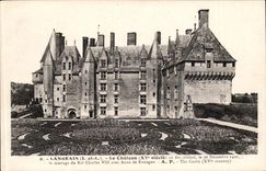 Jahrhundert des Langeais Schlosses XV die Verbindung des Konigs Charles VIII mit Anne von Bretagne - CPA