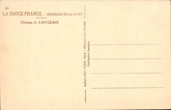 Langeais - Jahrhundert des Schlosses XV oder war die Verbindung von Charles VIII mit Anne von Bretagne beruhmt - CPA