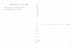 Amboise - das Schloss - Gatter der Wolbung-Str Hubert - CPA