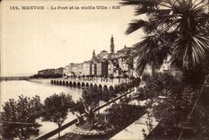 Menton - the Port and the Old City - CPA
