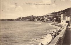 Menton - View taken of Garavan - CPA
