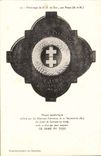 Pilgrimage of Notre Dame of Sion by Praye - symboloque Plate offered by Alasaciens Lorraine 1873 - CPA