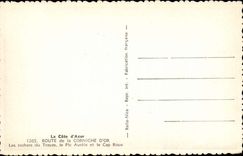 Route de la corniche d'or - Les Rochers de Trayas la pic Aurele et le Cap Roux - CPA 