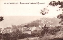 Sainte Address CPA Panorama and small valley of Ignauval