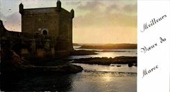 Morocco CPA Essaouira Twilight on the walls