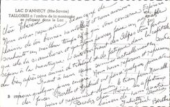 Annecy Lake CPA Talloires has 'shade of the mountain being reflected in the lake