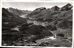 Suisse Blick von Muottas Muraigt gegen das Oberengadin