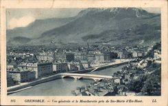 Grenoble CPA View and Moucherotte taken of co Marie of In top