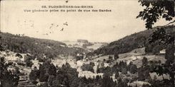 Plombieres les Bains CPA View taken from the point of view of the Guards