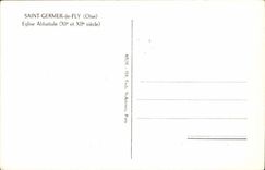 Saint Germain of Fry CPA Abbey church