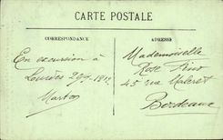 Lourdes CPA Appearance of the Sacring Heart in the happy Marguerite Marie Alcaoque (offered by the diocese of Autun)