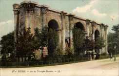 Reims CPA Arc de Triomphe romisch
