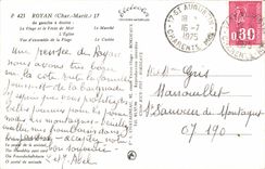 MODERN CARD Souvenir of Royan