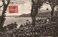 Menton CPA Seen from of Garavan enters the flowers