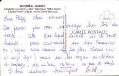 Canada MODERN CARD Montreal Vault of the Sacring Heart Basilica Our Lady