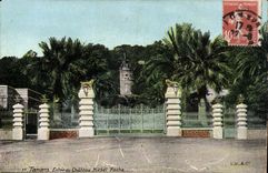 Tamaris CPA Entrance of the castle Michel Pasha