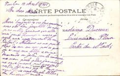 Toulon CPA Gate of honor of the town hall (caryatids of Puget)