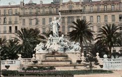 Toulon CPA Monument of the Federation Places of weapons (Large Hotel)