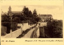 Langres CPA Walls Seen from of the Ferjeux place