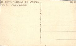 Langres - Small Tables of Langres Walls - CPA