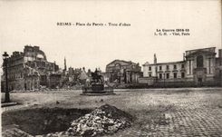 Reims - Ort des Quadrats - Shell-Locher - CPA