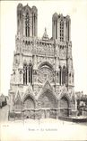 Reims - die Kathedrale - CPA