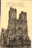 Reims - Popularisierung der Leiter der Arbeit von der Kathedrale von Reims durch den Fourgous Bildhauer - CPA