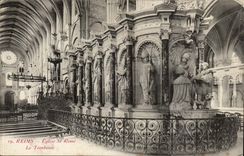 Reims - Kirche-Str Remi das Grab - CPA
