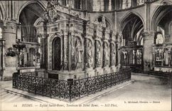 Reims - Grab Kirche-Str-Remi des Saint Remi - CPA