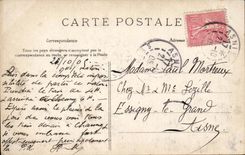 Chantilly - Road of the Lions - CPA