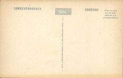 Chantilly - Paec des Schlosses - drei Gassen - CPA