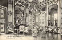 Chantilly - the Castle - Cabinet of Mr the Prince - CPA