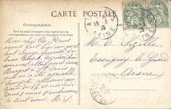 Chantilly - das Schloss - Ostkuste - CPA