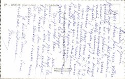 Lisieux - die Kathedrale - CPA