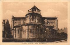 Nevers - Church holy Etienne - CPA