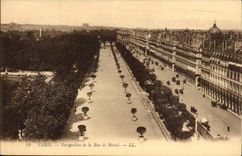 Paris 1 - Ansicht der Strasse von Rivoli - CPA