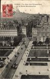 Paris 18 -- La Rue des Pyramides et la Butte Montmartre - CPA 