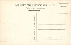 Paris - 1 - das Denkmal von Gambetta und von Louvre - - CPA