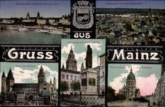Deutschland - Germany Mainz - Gruss aus Mainz - Souvenir - CPA