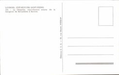 Lourdes - ISCED holy Help Pierre the Vault - Sheep-fold of Bernadette has Batres - CPA