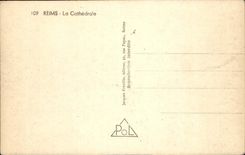 Reims - die Kathedrale - CPA